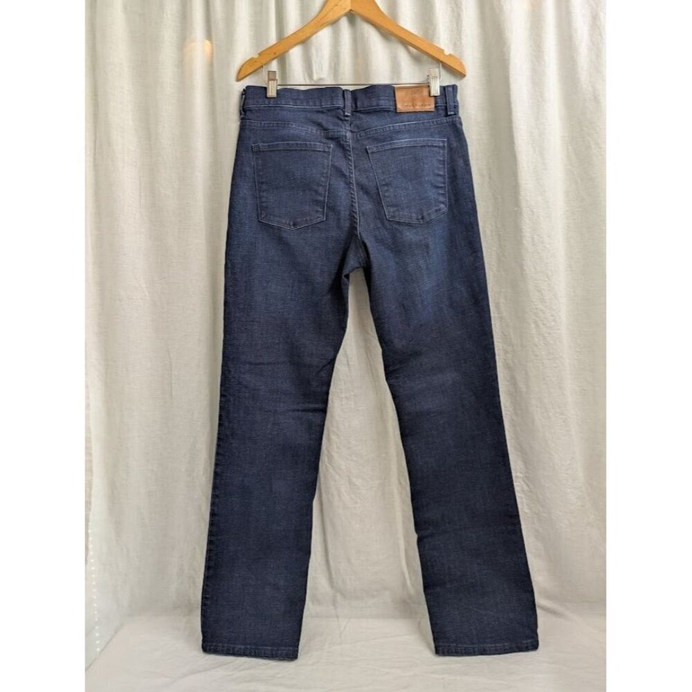 Mott & Bow women's W32 x L32 straight leg dark wash, 98% cotton jeans J9 - Picture 4 of 11